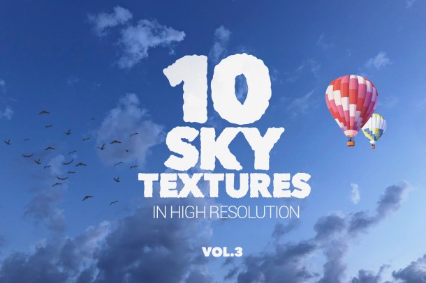 1 Sky Textures Vol 3 x10 (2340)